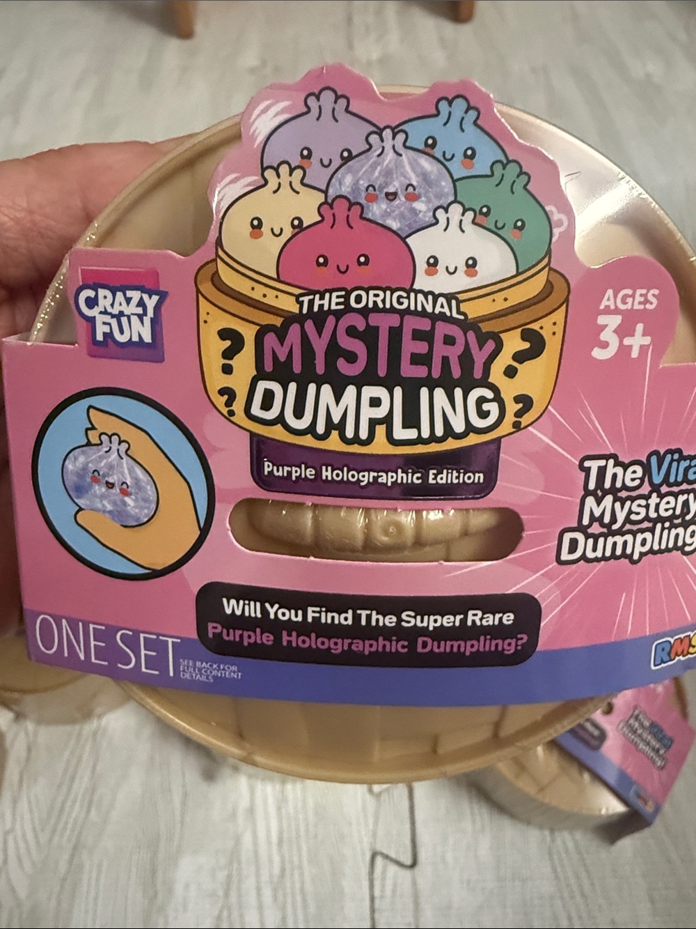 RMS Squishy Mystery Bun Dumpling Purple Holographic Edition